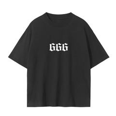 Team 666er Unisex Seamless T-Shirt Black