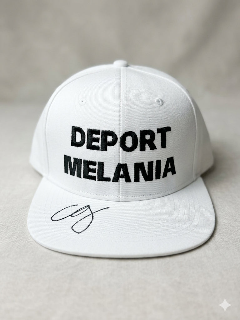 DEPORT MELANIA- Chelsea Gods Autographed Hat