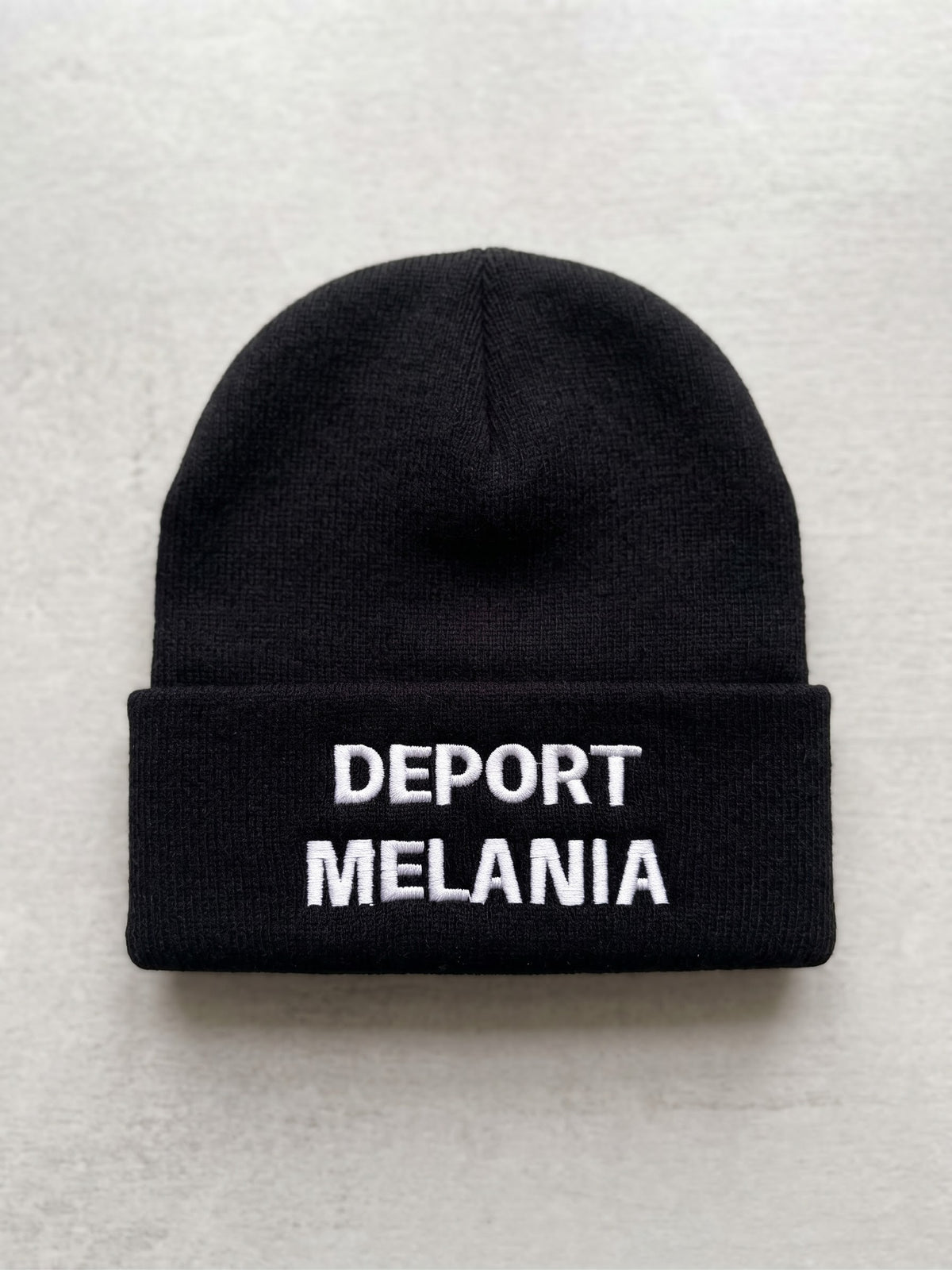 DEPORT MELANIA Embroidered Beanie