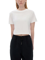 FREE SPEECH BADDIE Crop Tee Seamless T-Shirt BLACK