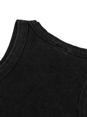 LEAVE YOUR MAGA BOYFRIEND Snow Washed Tank Top